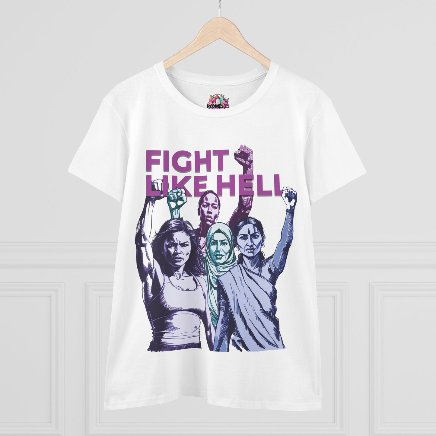 Fight Like Hell - Feminist Tee