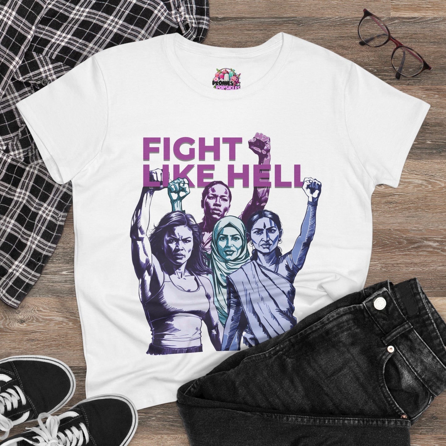 Fight Like Hell - Feminist Tee