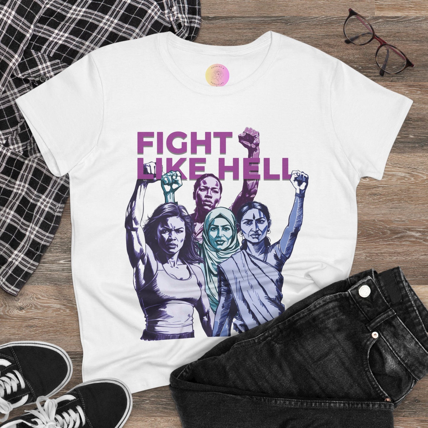 Fight Like Hell Feminist T-Shirt