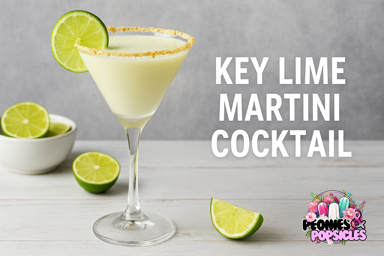 Start the weekend off with The Key Lime Pie Martini