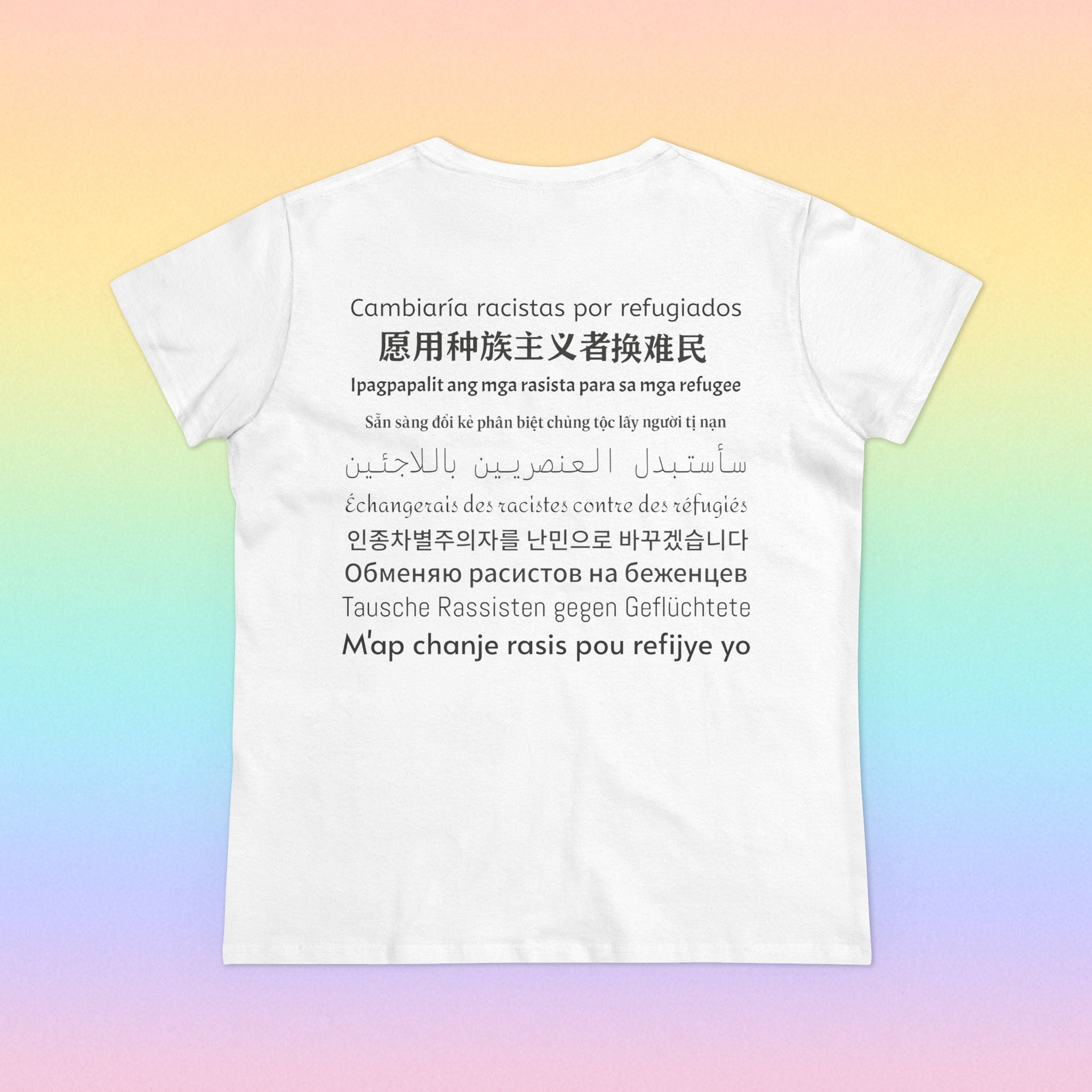 Will Trade Racists for Refugees Tee