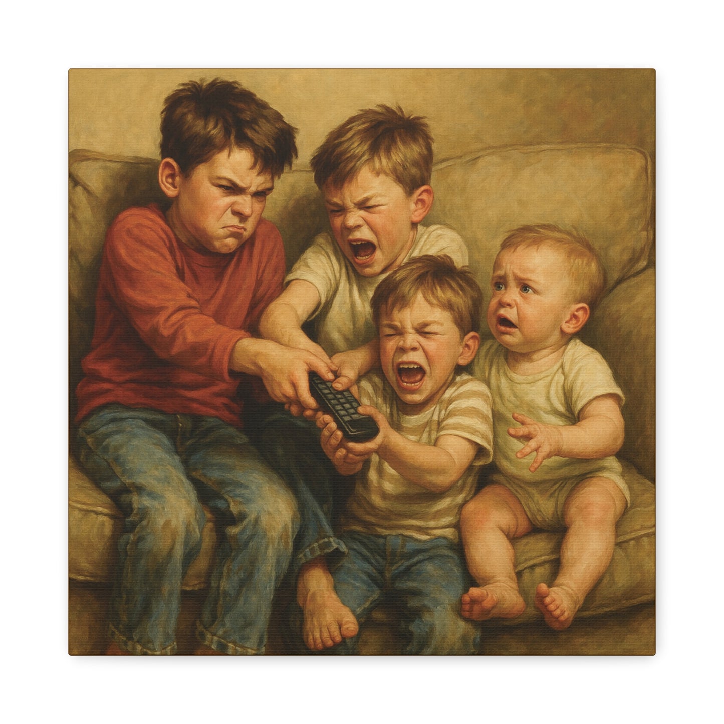 The Four Brothers - Americana Canvas Art