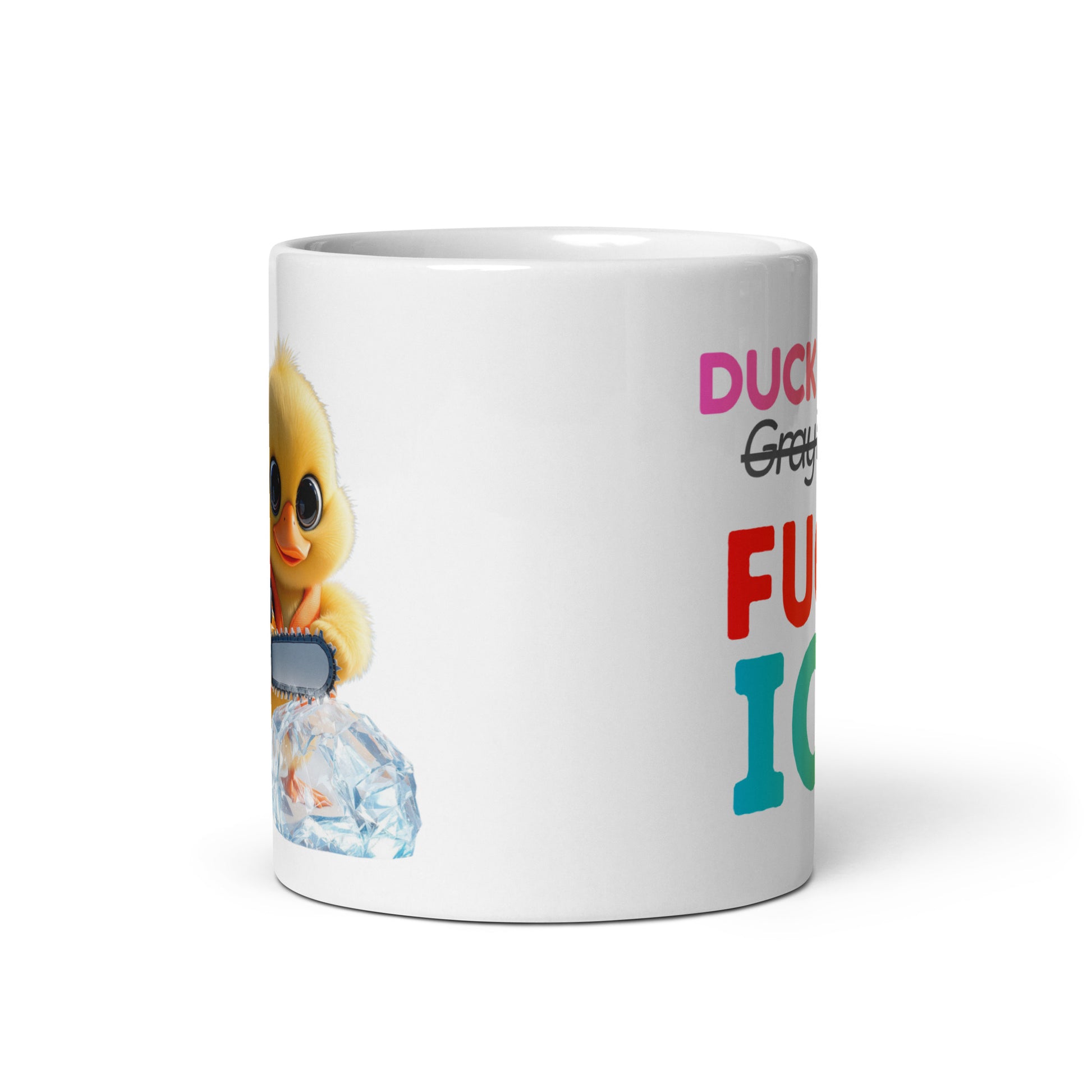 Duck Duck Fuck Ice Mug