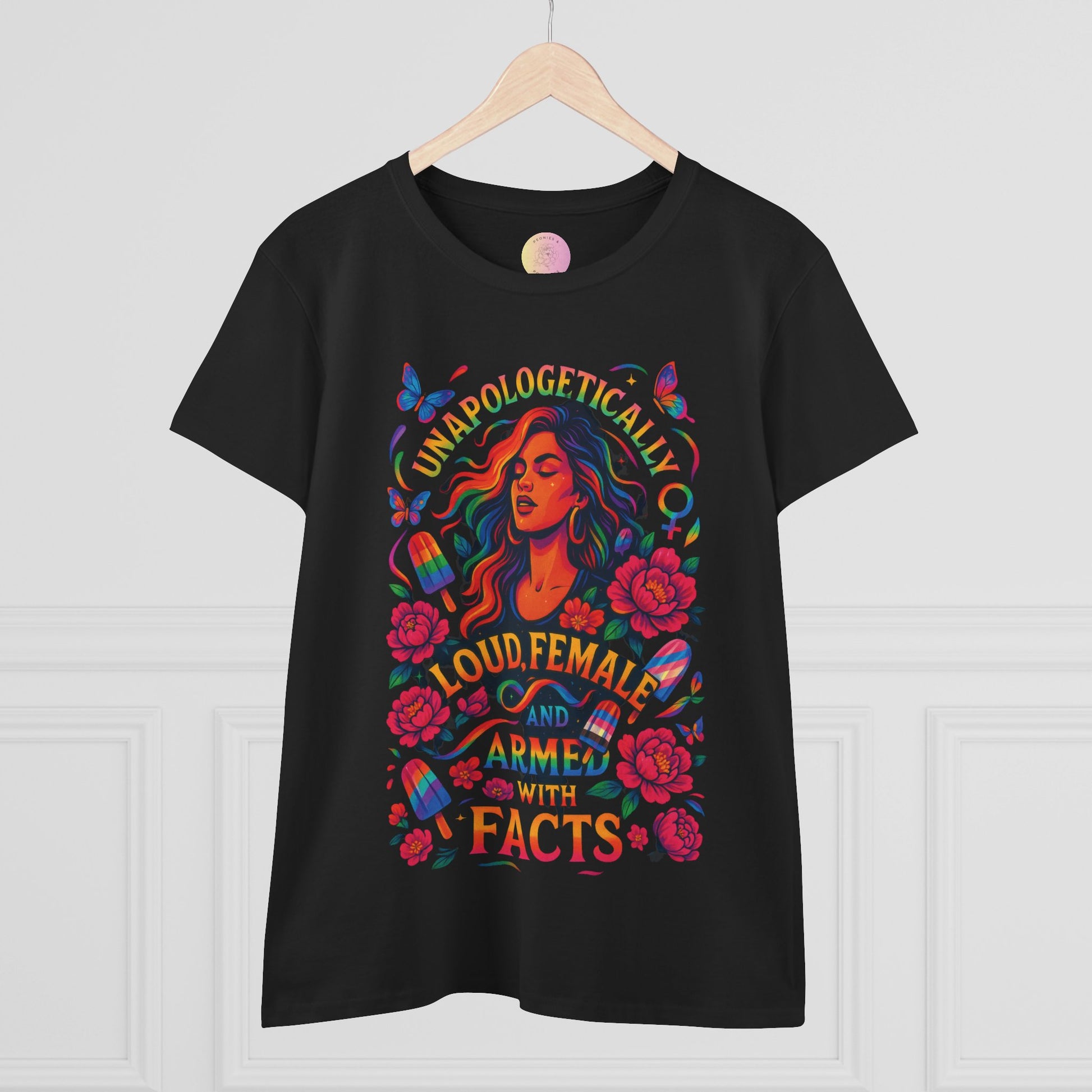 Loud Female and Armed with Facts T-Shirt