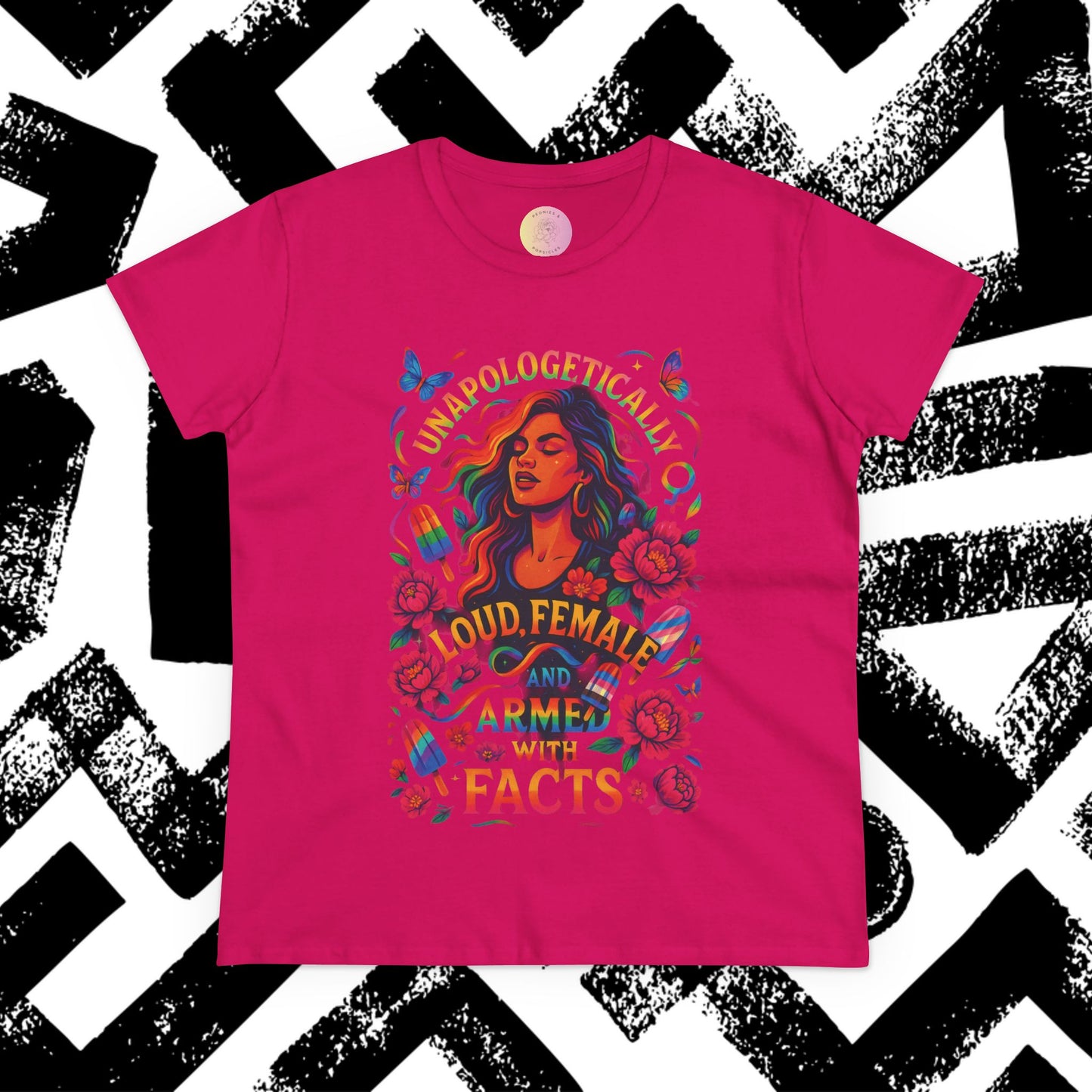 Loud Female and Armed with Facts T-Shirt