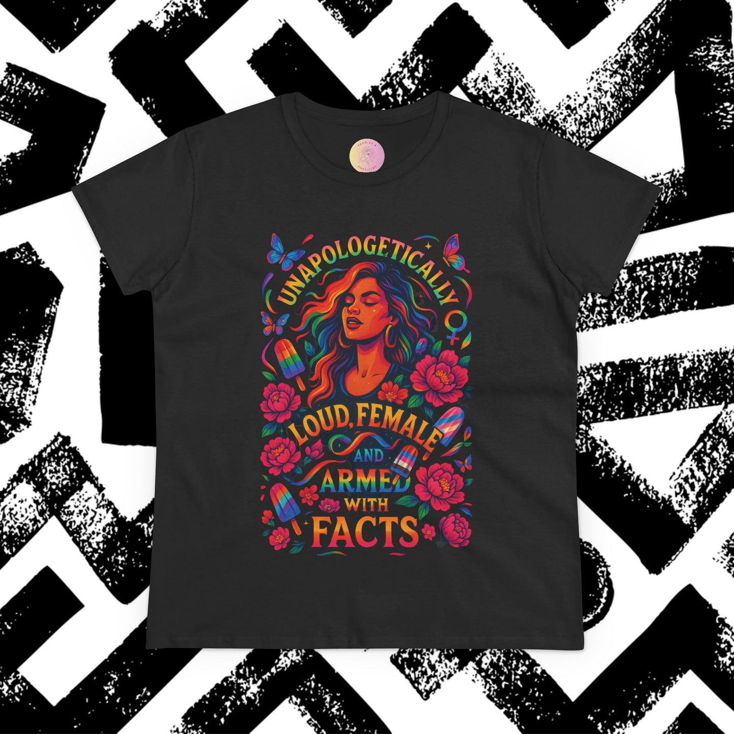 Loud Female and Armed with Facts T-Shirt