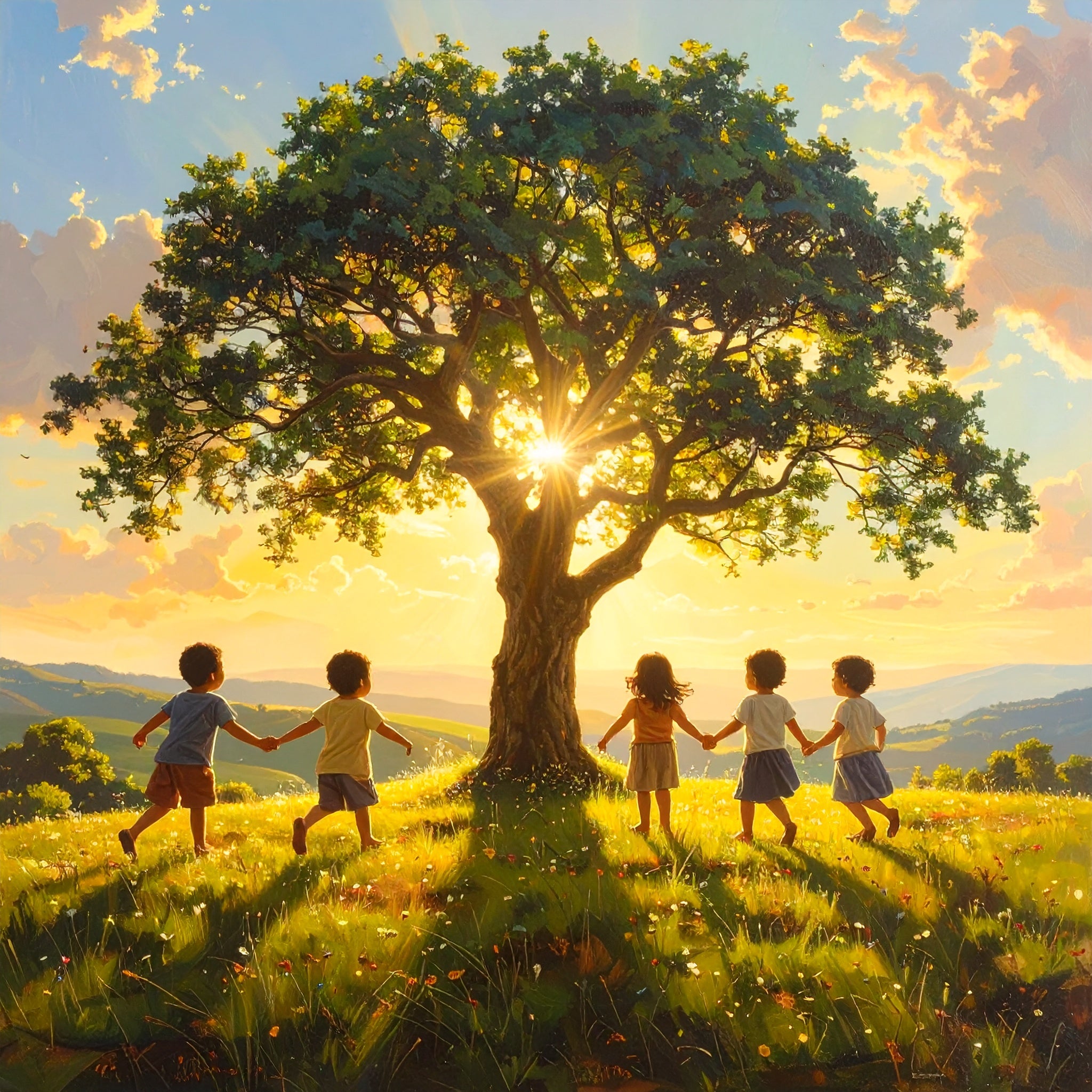 Storybook Children in Nature